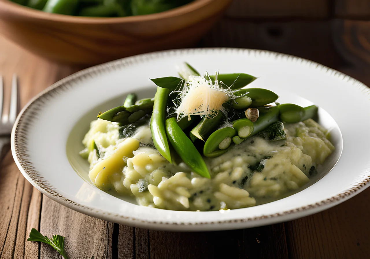 Green Vegetable Risotto