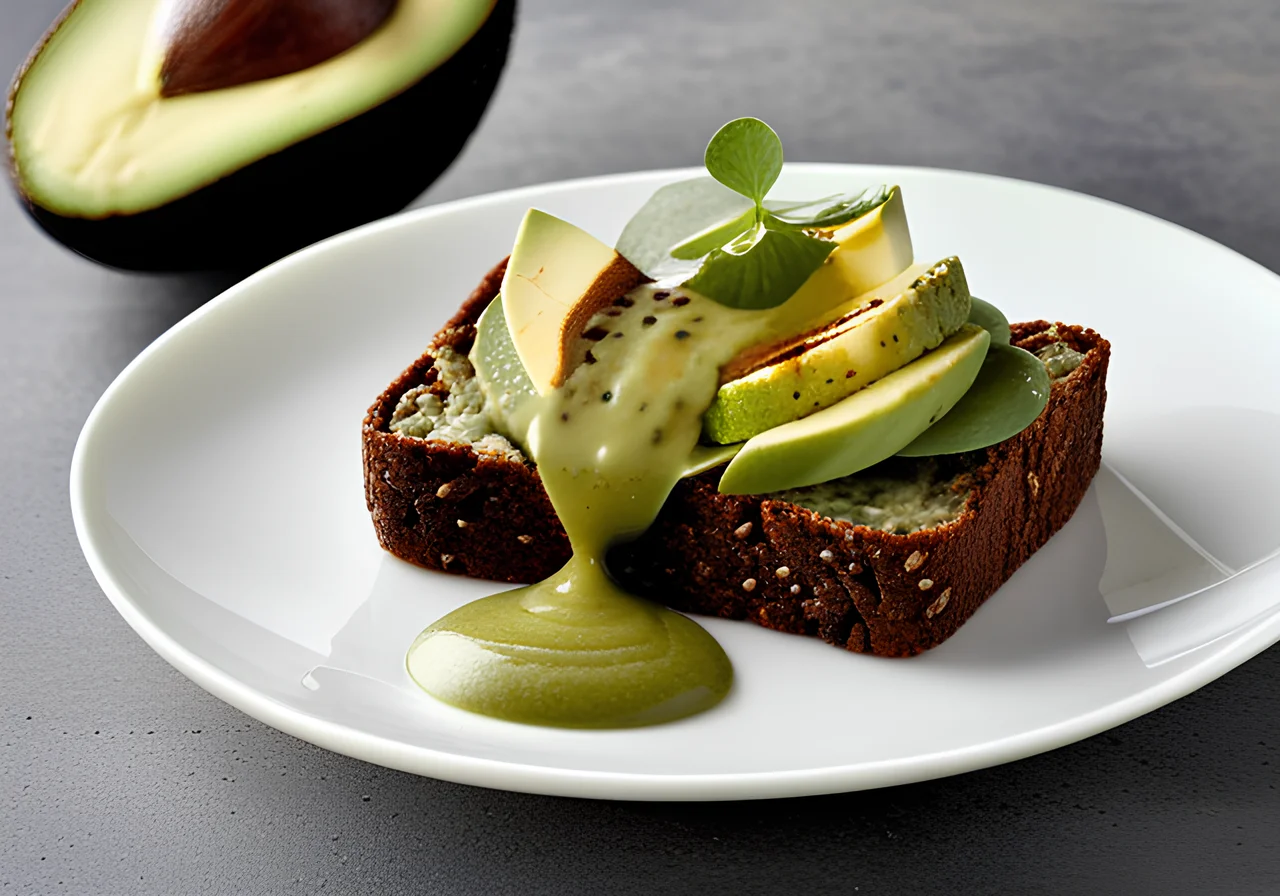 Avocado-Smørrebrød mit Ei
