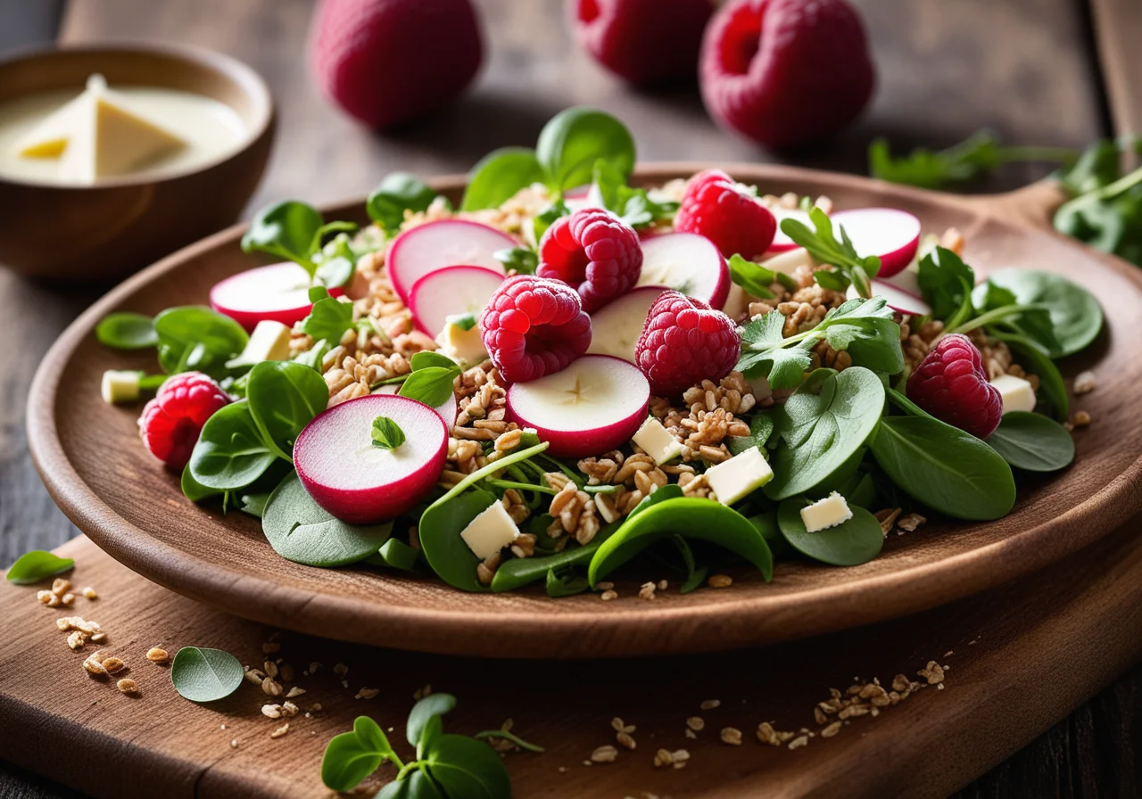 Körnersalat mit Gemüse