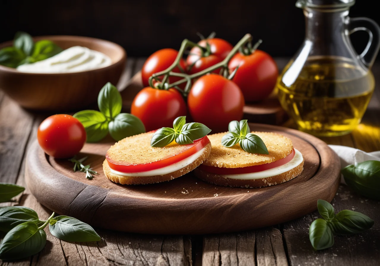 Panierter Mozzarella