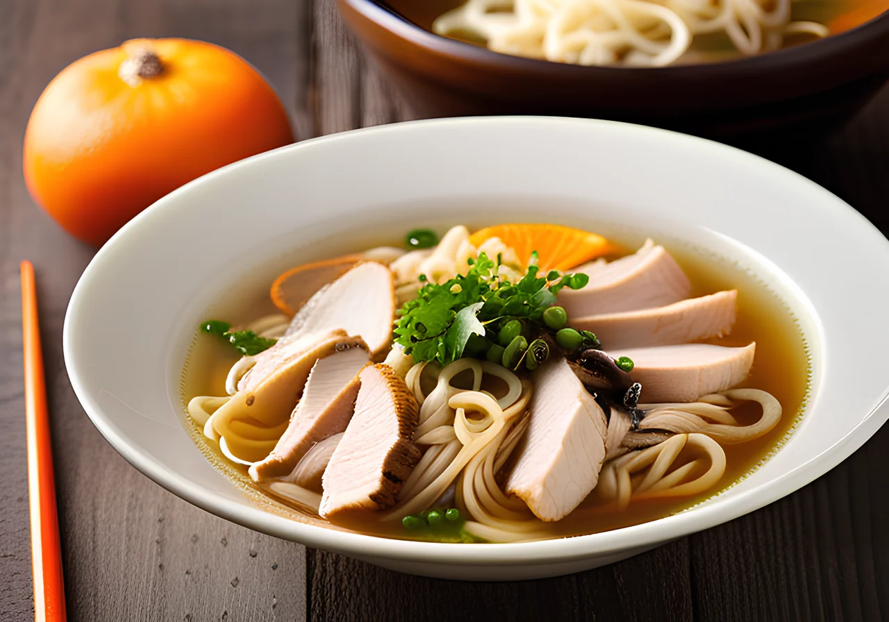 Chicken Mie Noodle Soup