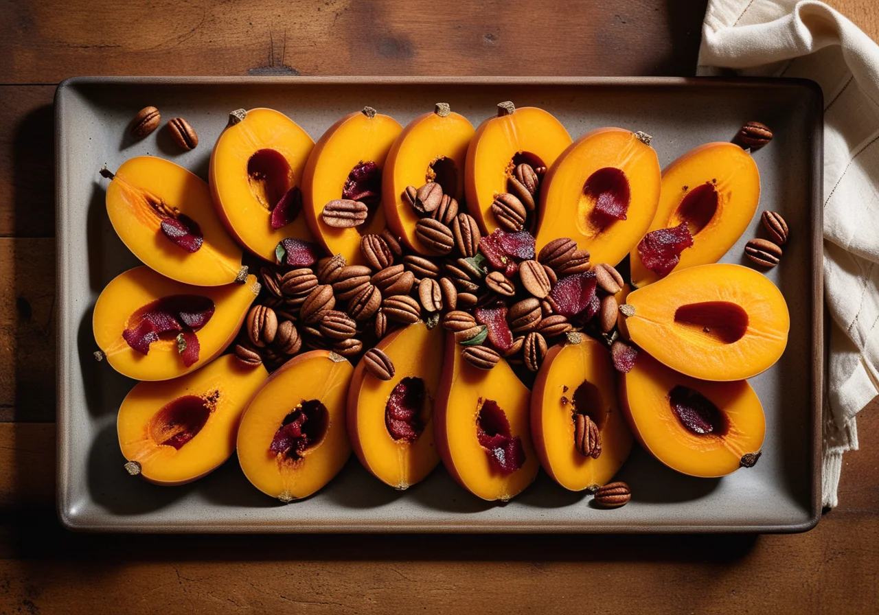 Butternut Squash with Turkey Bacon, Garlic and Bay Leaves