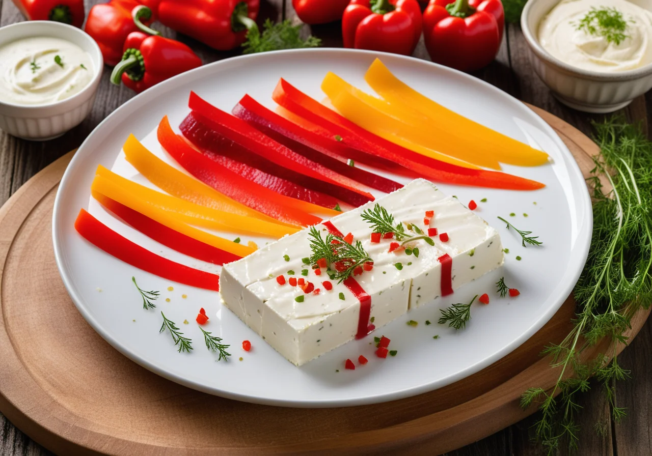 Cream Cheese Pepper Terrine