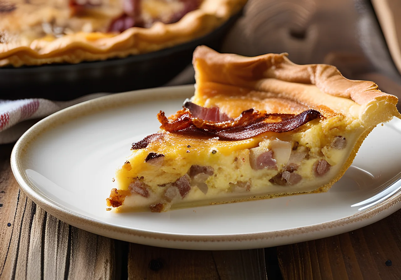 Onion Bacon Quiche
