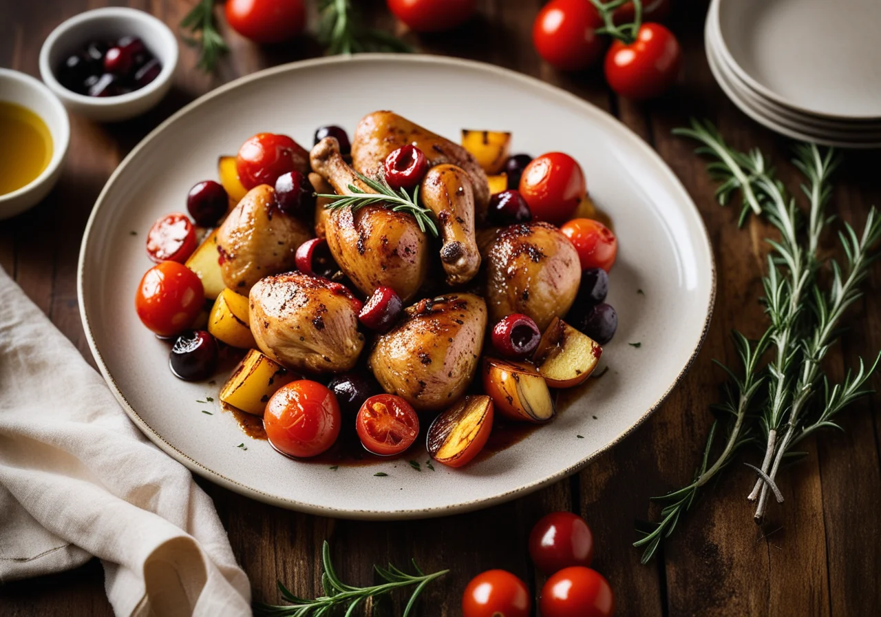 Braised Chicken with Provençal Vegetables
