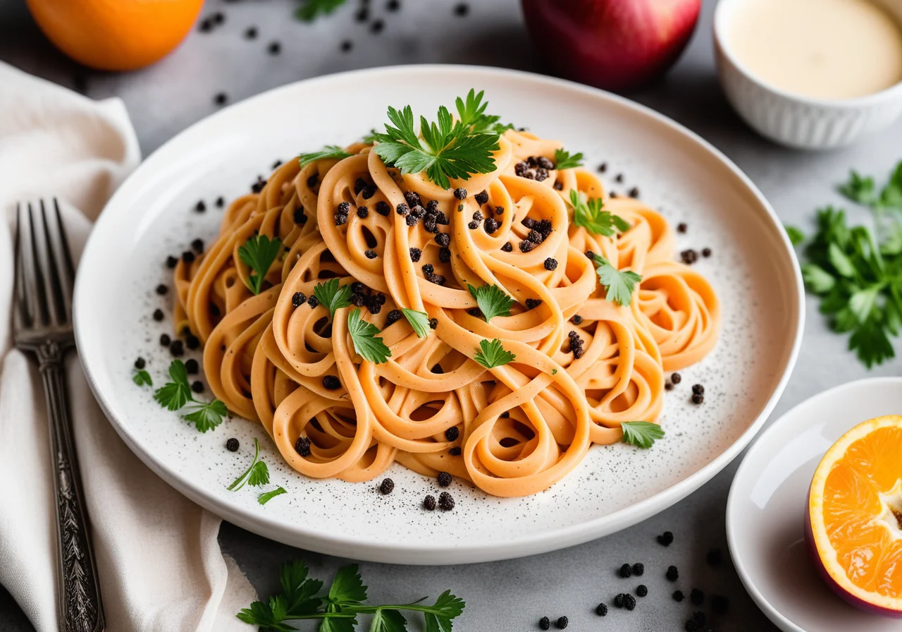 Carrot Pasta "Vulkan"