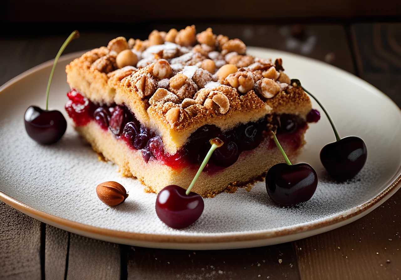 Cherry Layered Casserole (Kirschmichel)