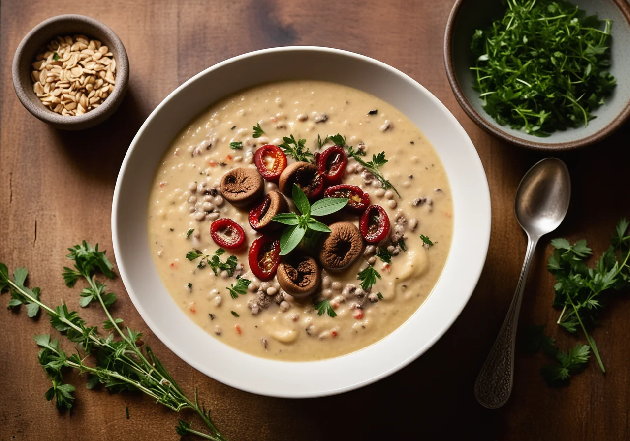 Lentil Soup with Shiitake