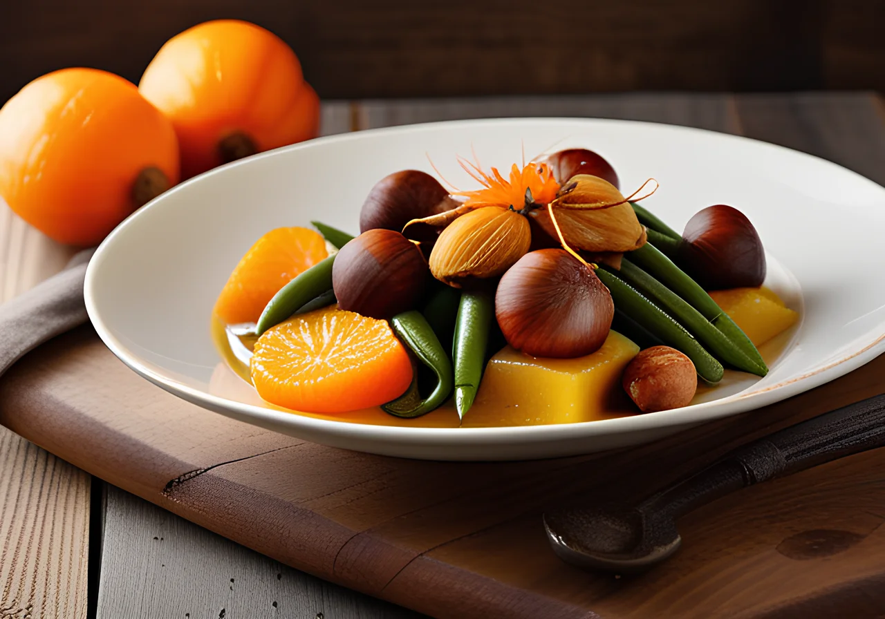 Vegetable Stew with Chestnuts