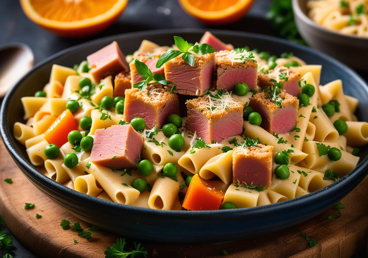 Pasta Casserole with Tuna and Vegetables