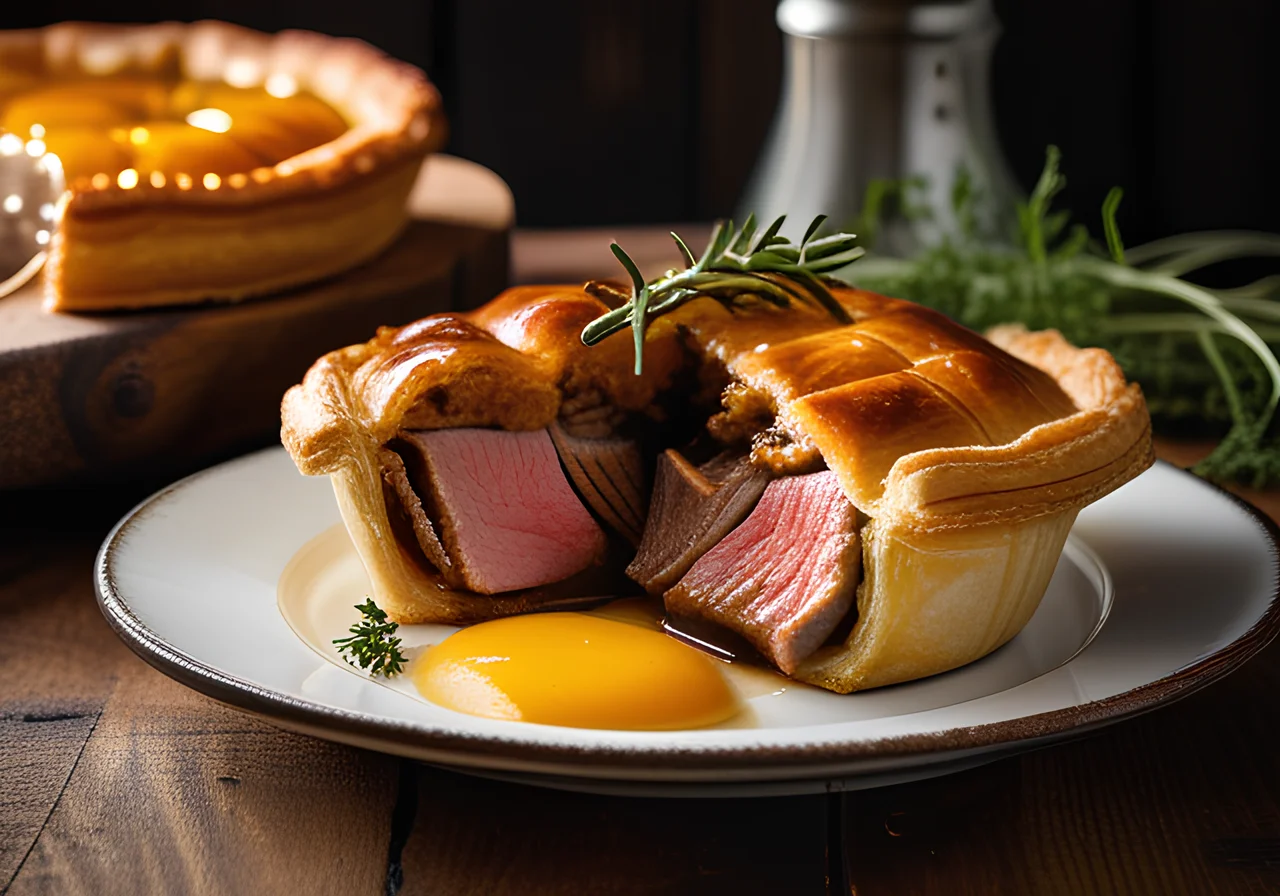 Hearty Pie with Steak and Kidney
