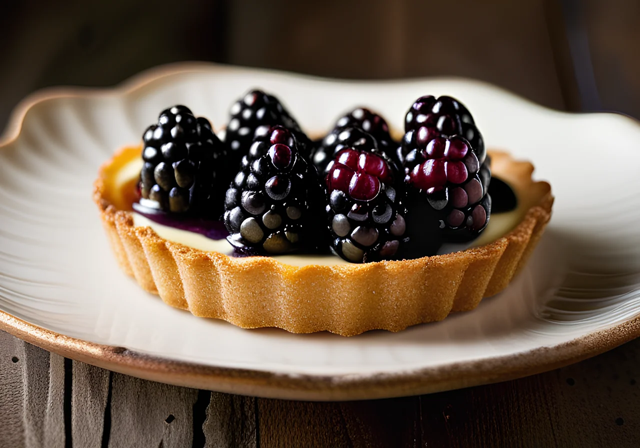 Baumkuchen Blackberry Tartlets
