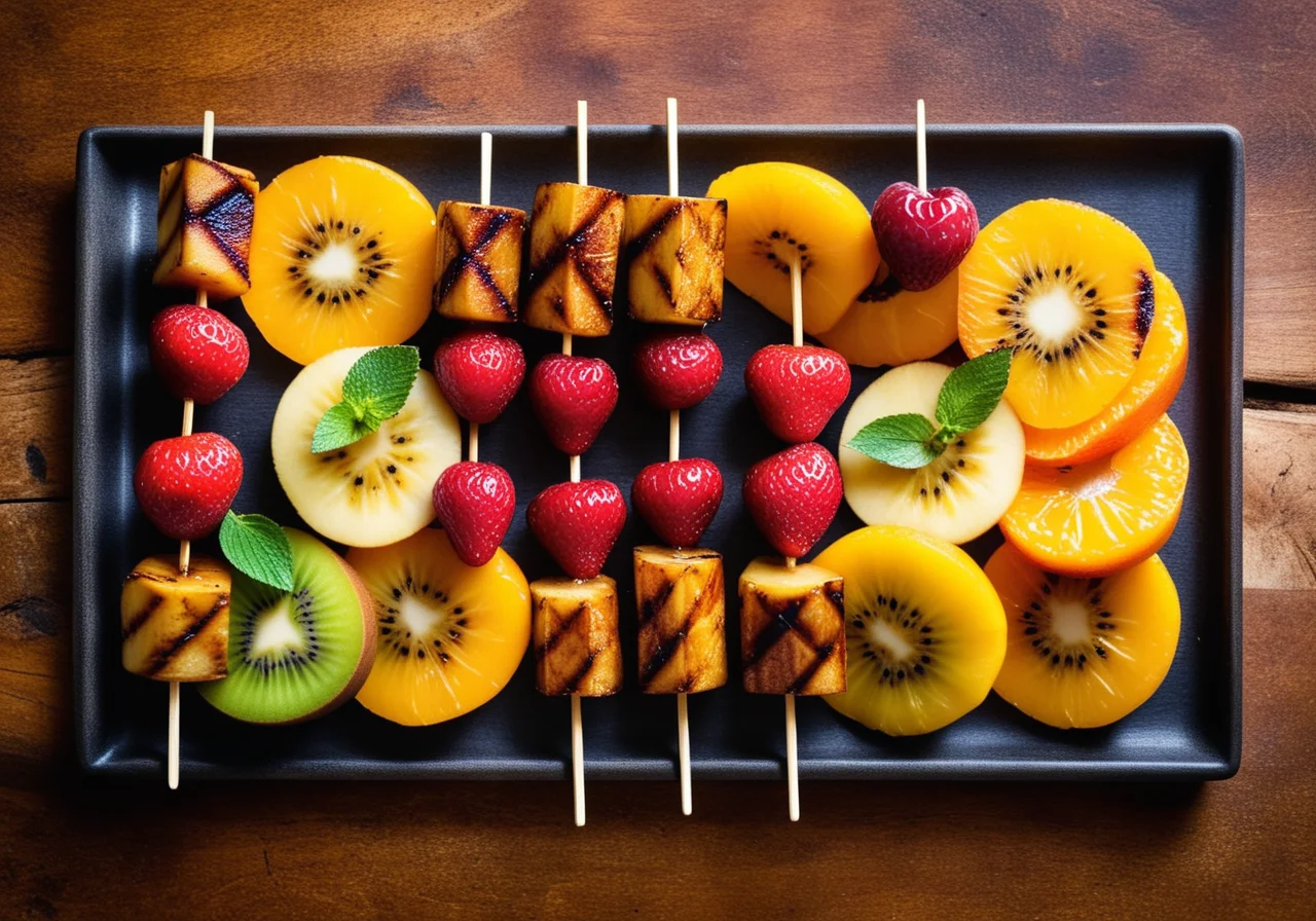Grilled Fruit Skewers