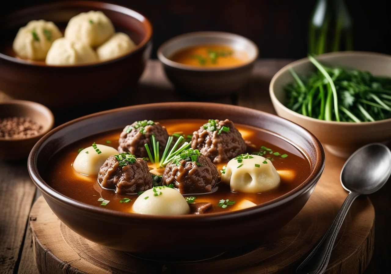 Oxtail Soup with Dumplings