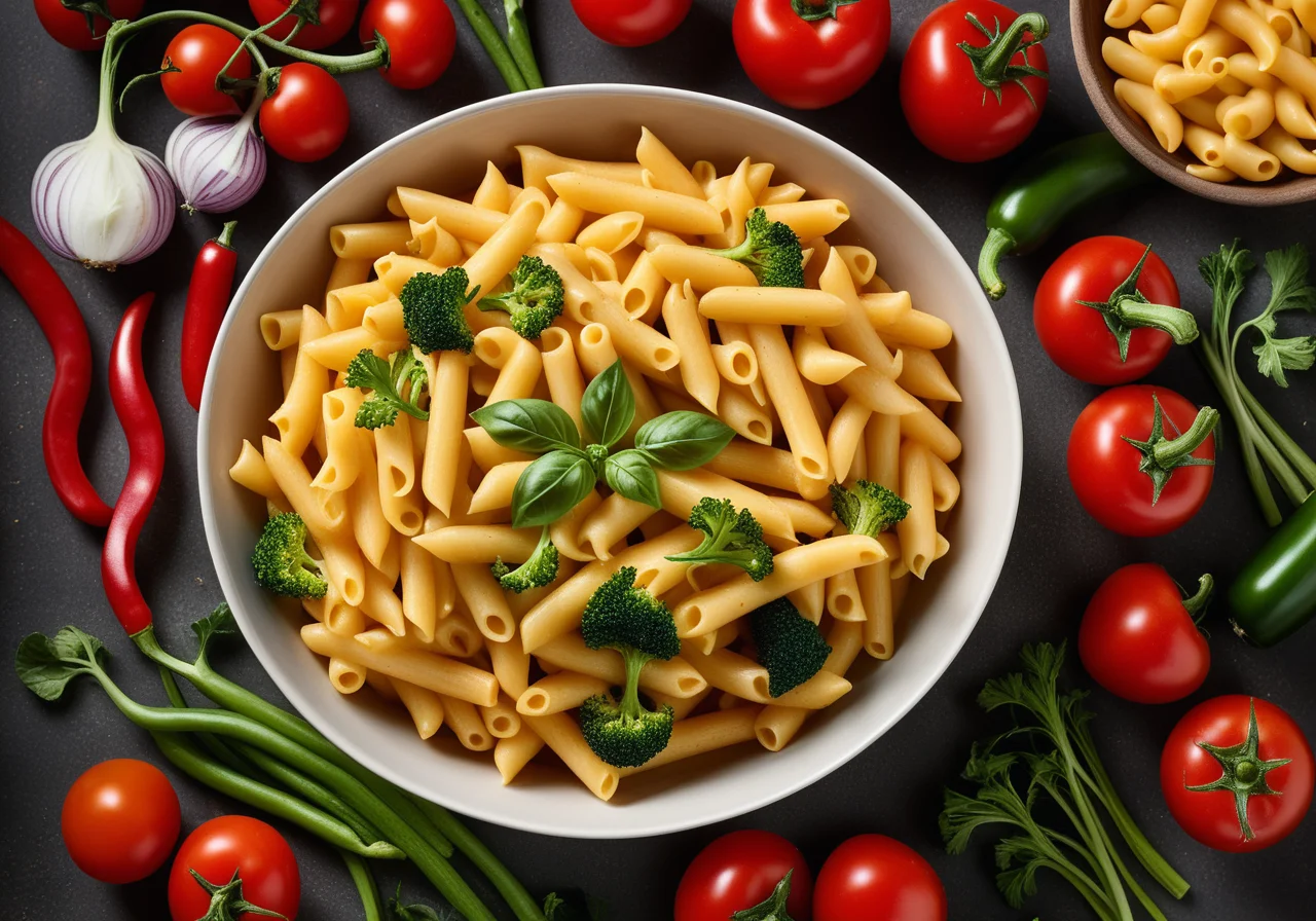 Macaroni with Vegetables