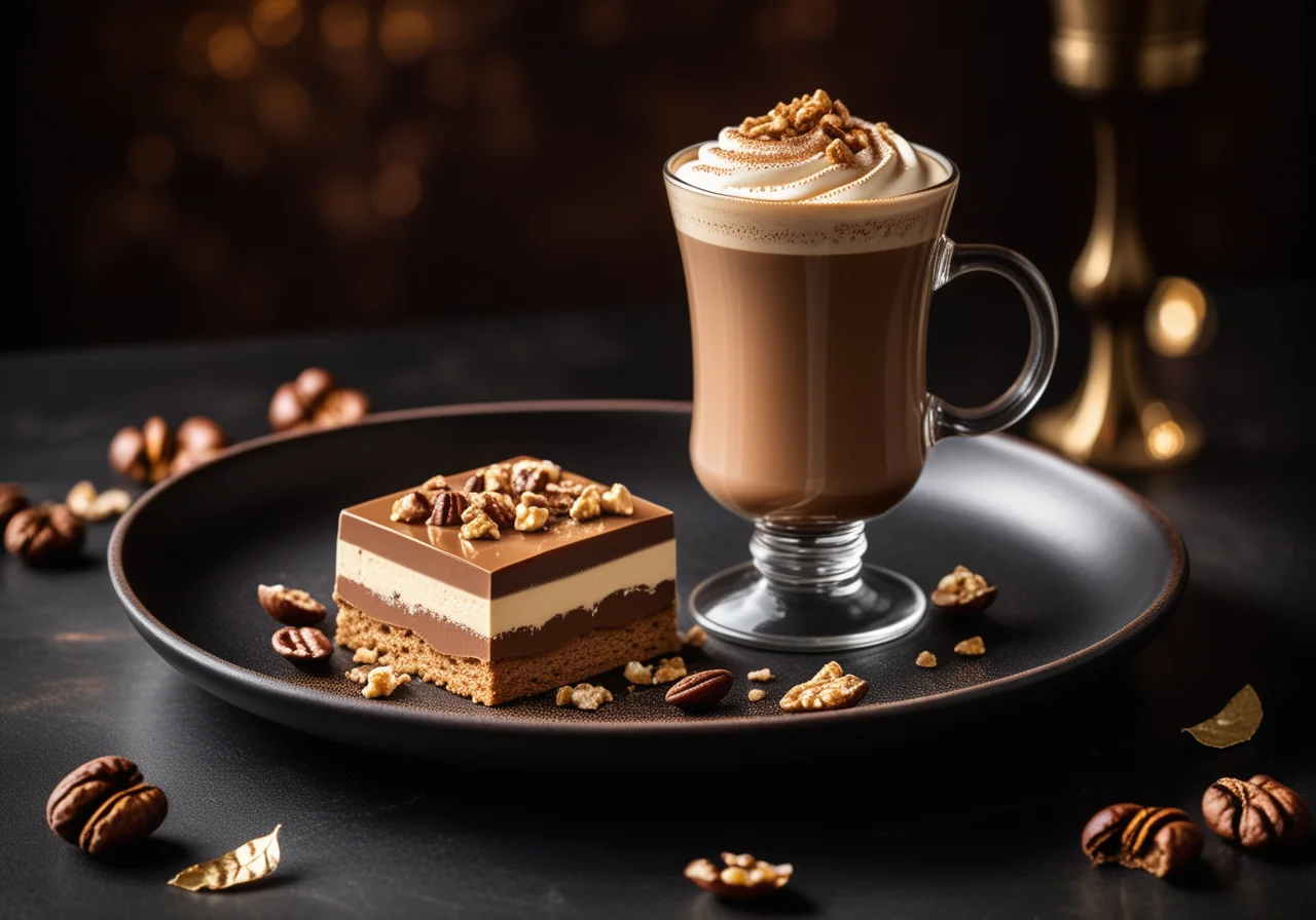 Hot Espresso Chocolate with Chestnut Cream