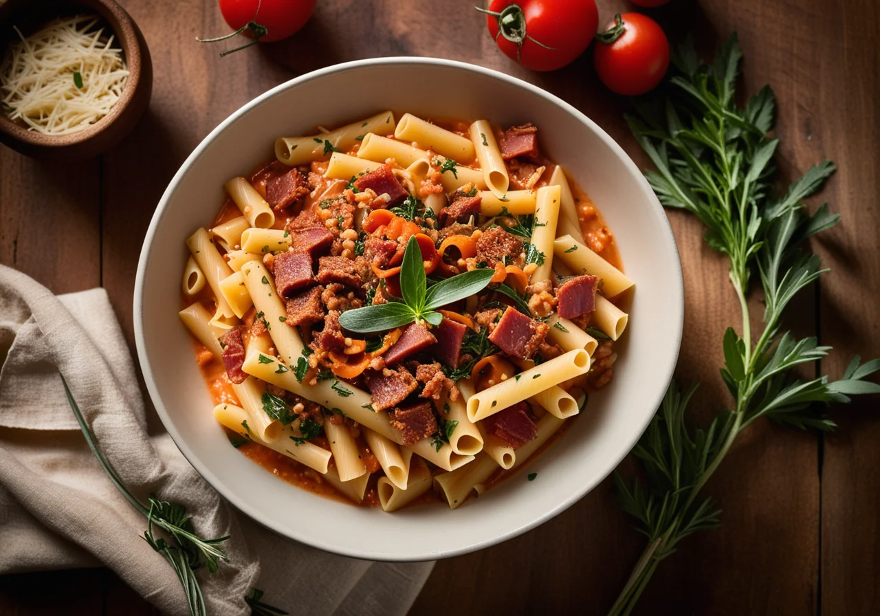 Italian Pasta Bean Stew