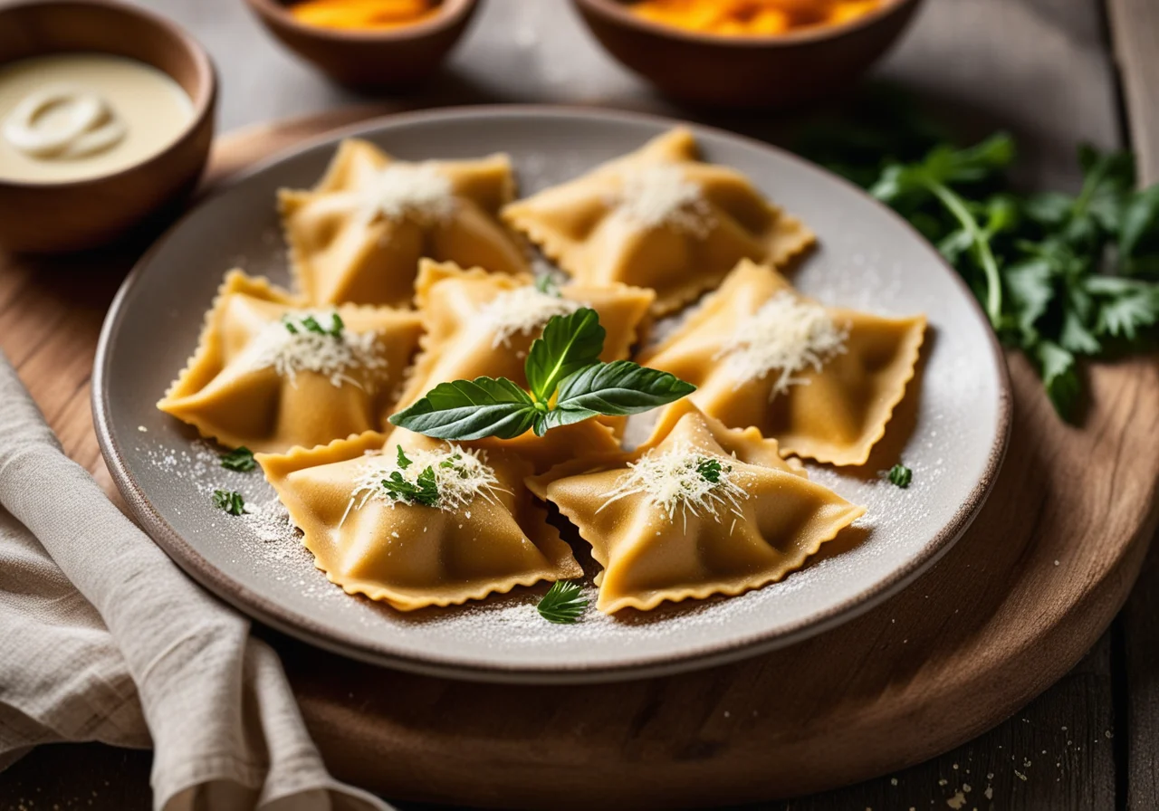 Sweet Potato Ravioli