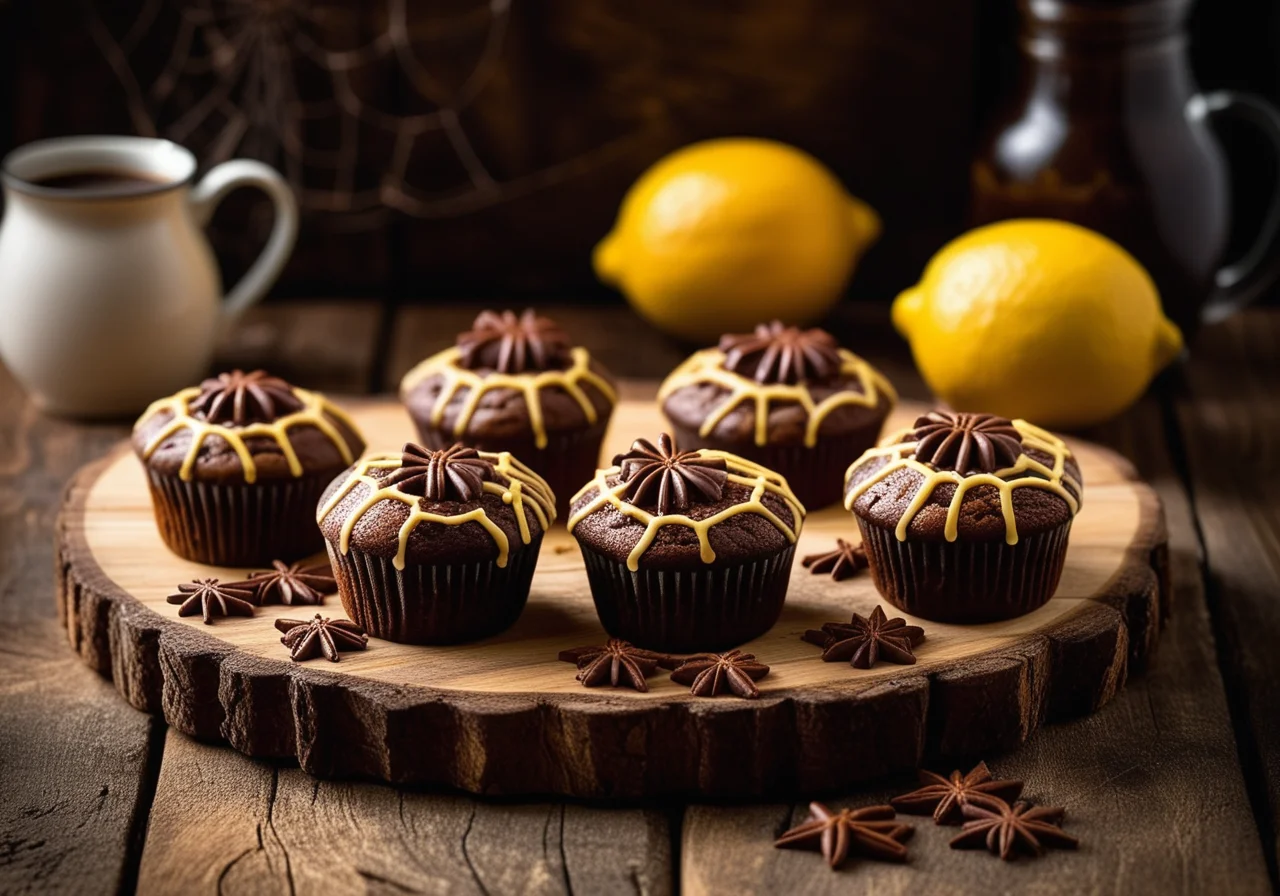 Spiderweb Muffins