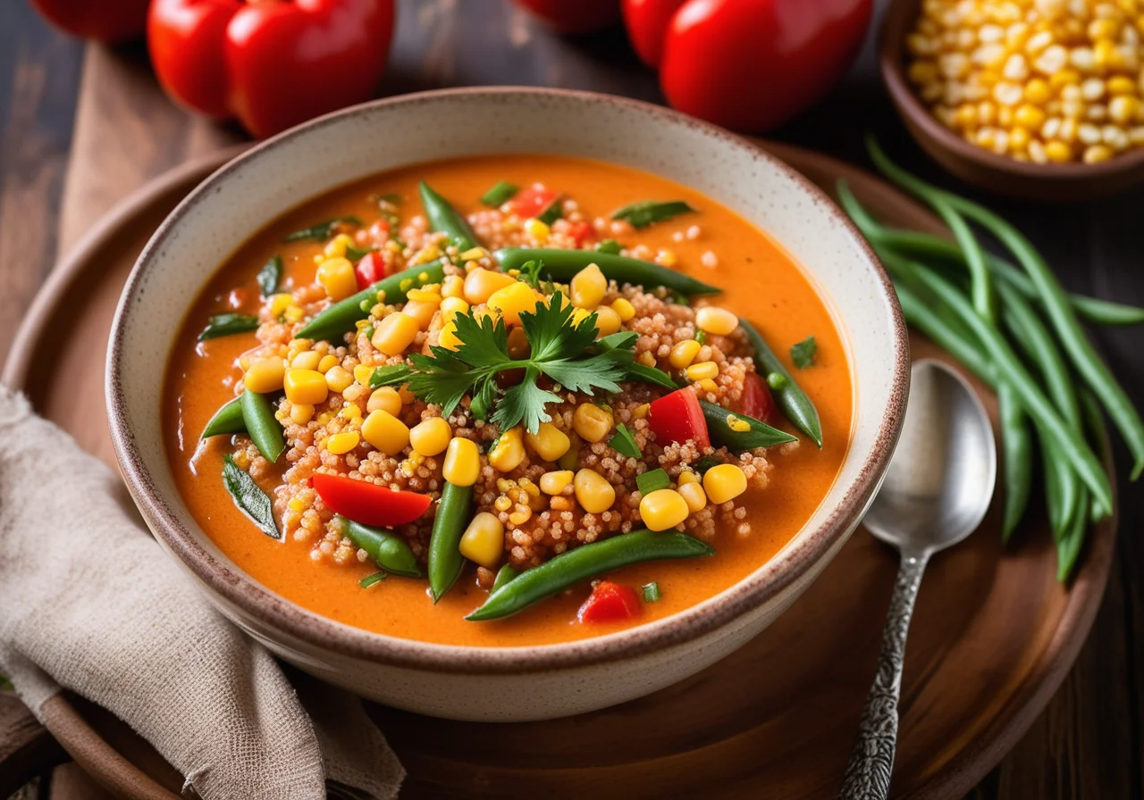 Quinoa Stew with Corn and Beans