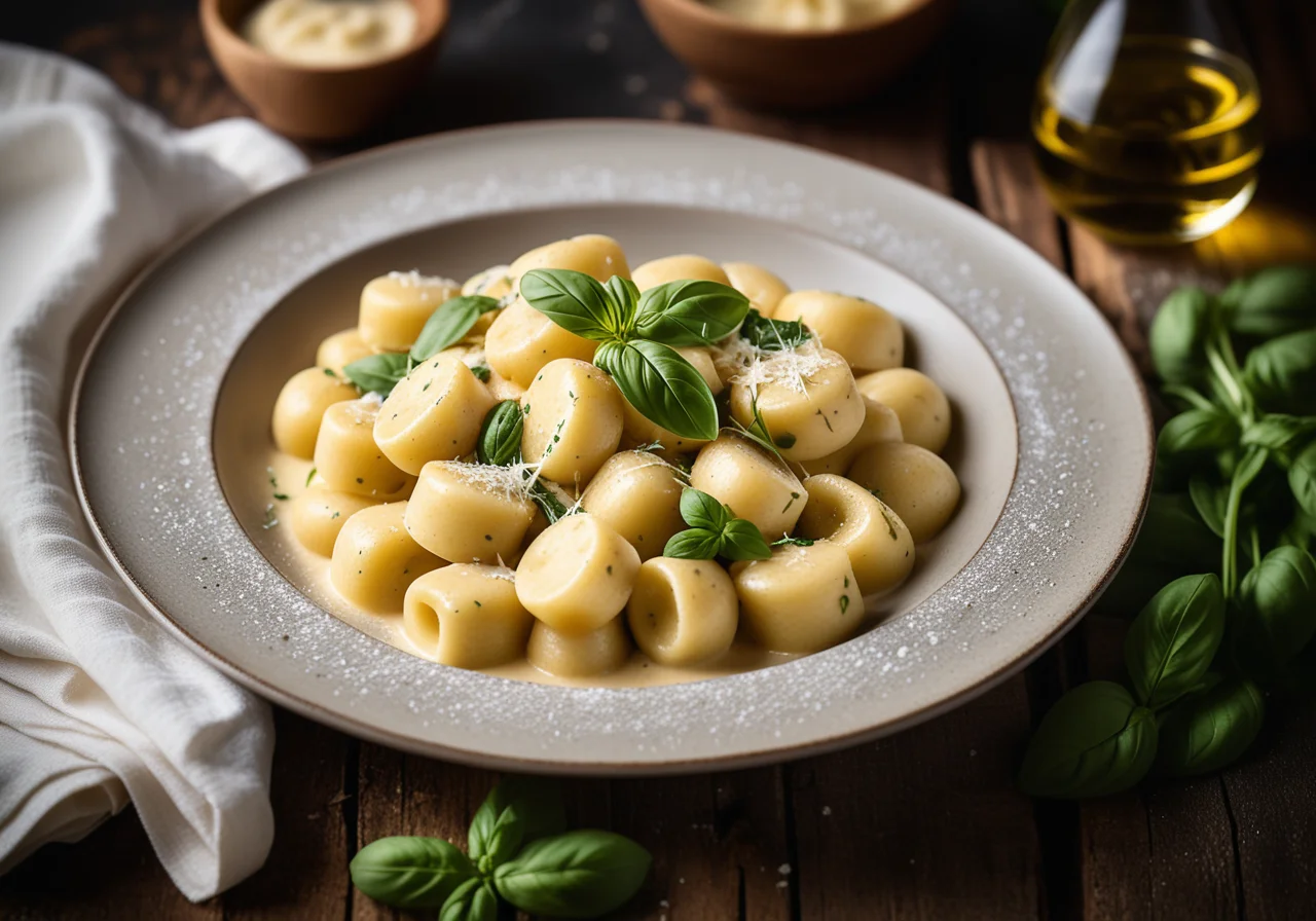 Potato Gnocchi with Gorgonzola Sauce