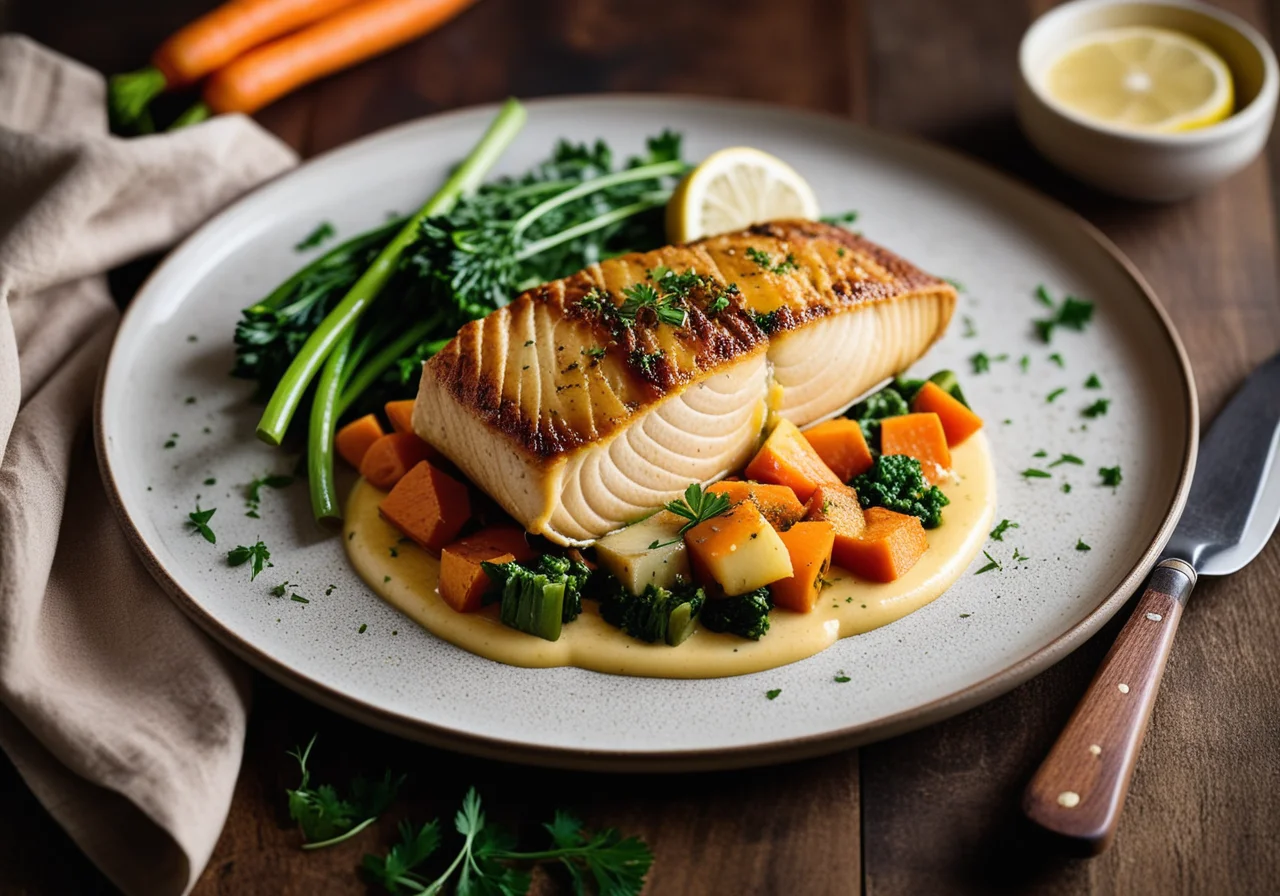 Carp with Vegetables