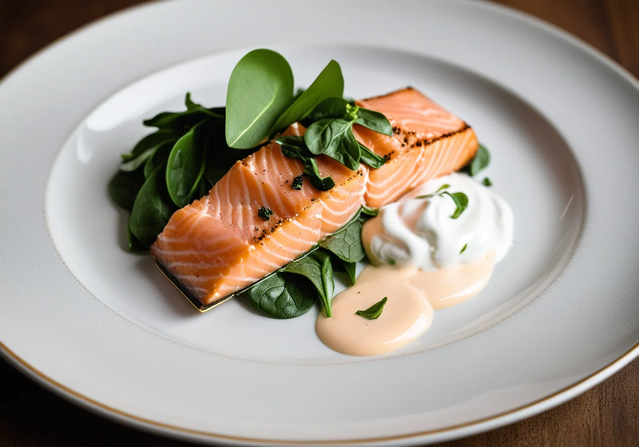 Salmon Steaks with Lime Yogurt