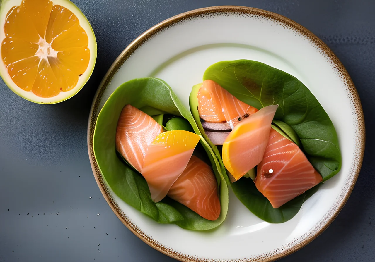 Avocado and Salmon Wraps