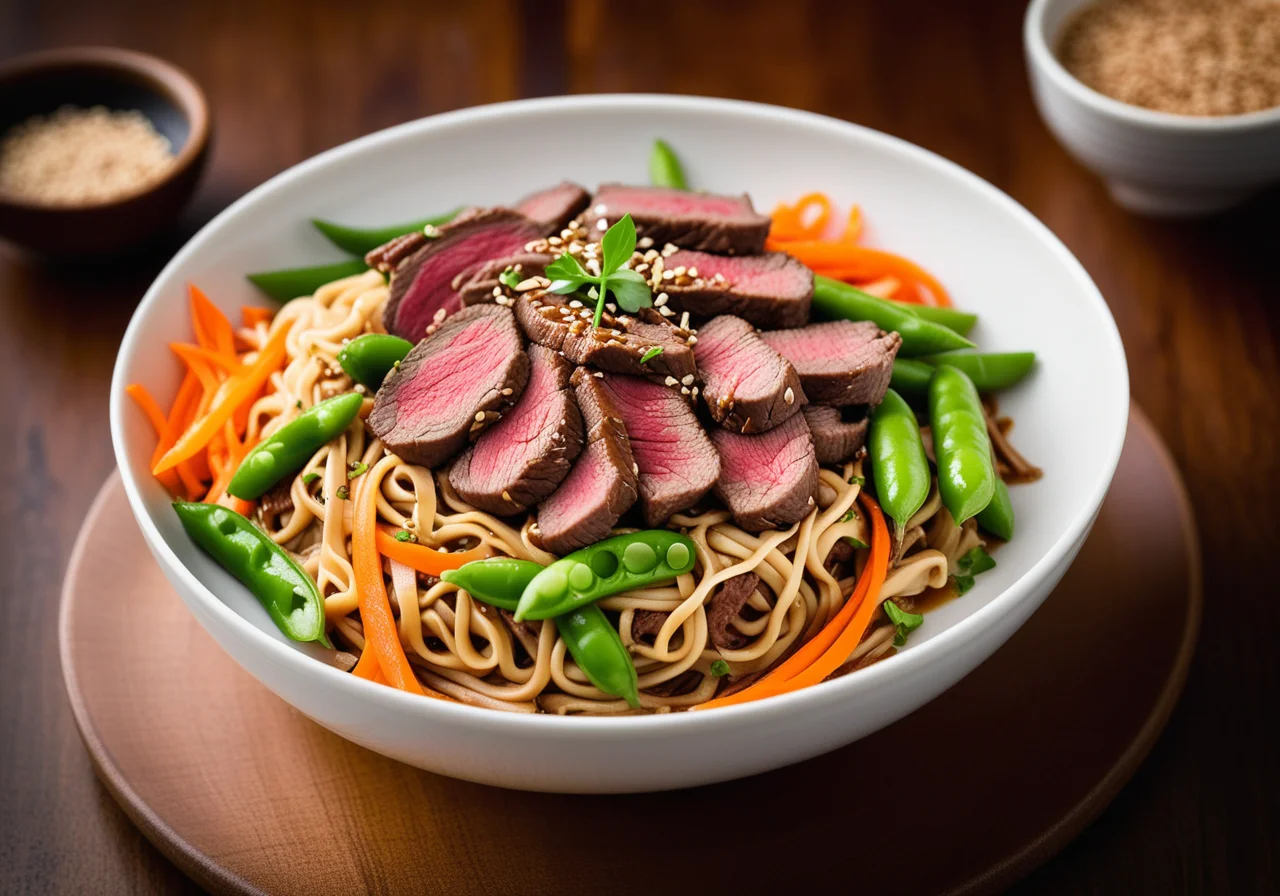 Ginger Beef with Noodles