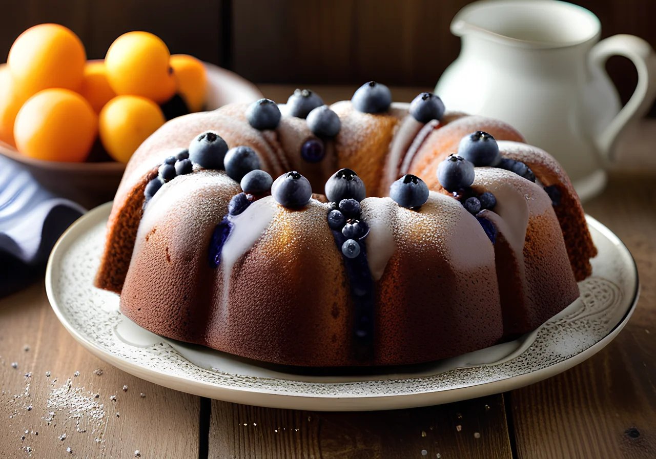 Blueberry Poppy Seed Cake