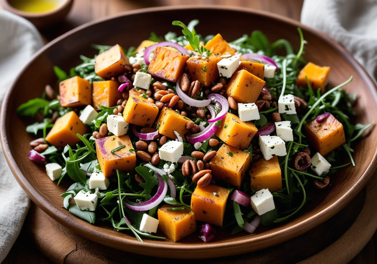 Lentil Salad with Sweet Potatoes