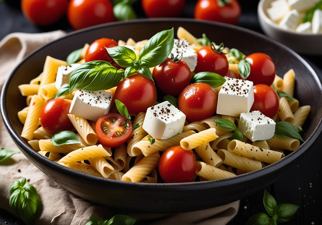 Pasta with Bacon Tomato Sauce