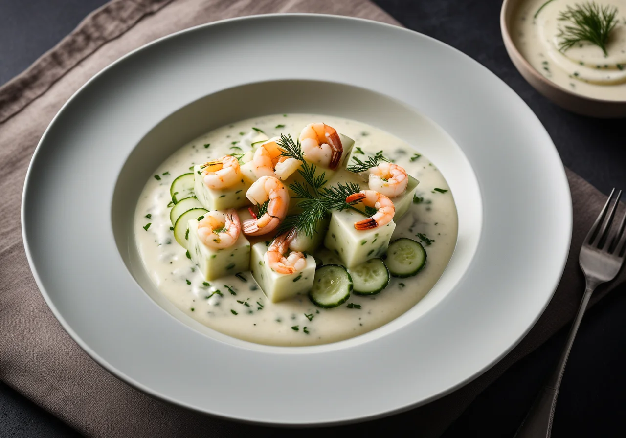 Cucumber Fish Ragout