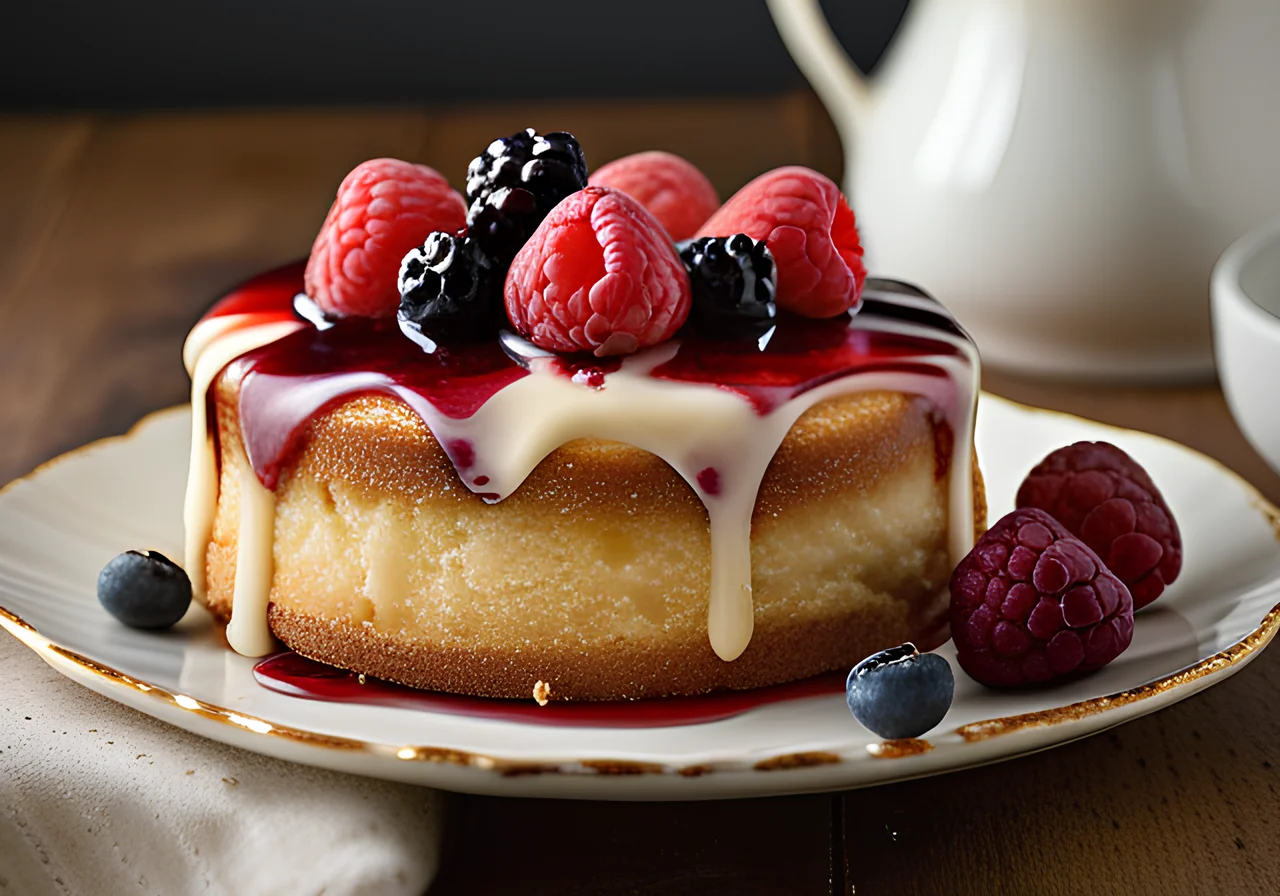 Light & Airy Berry Cake