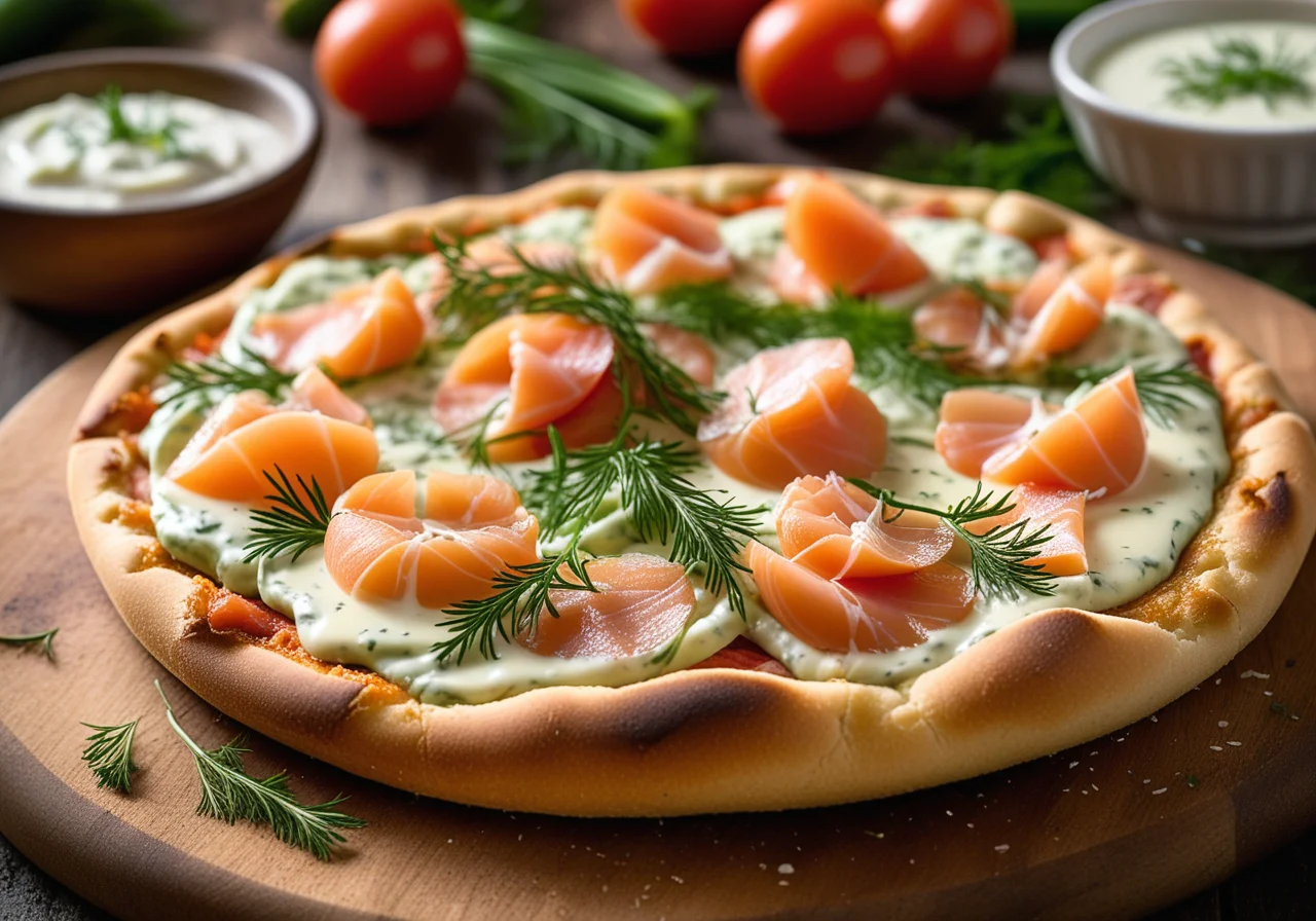 Smoked Salmon Pizza