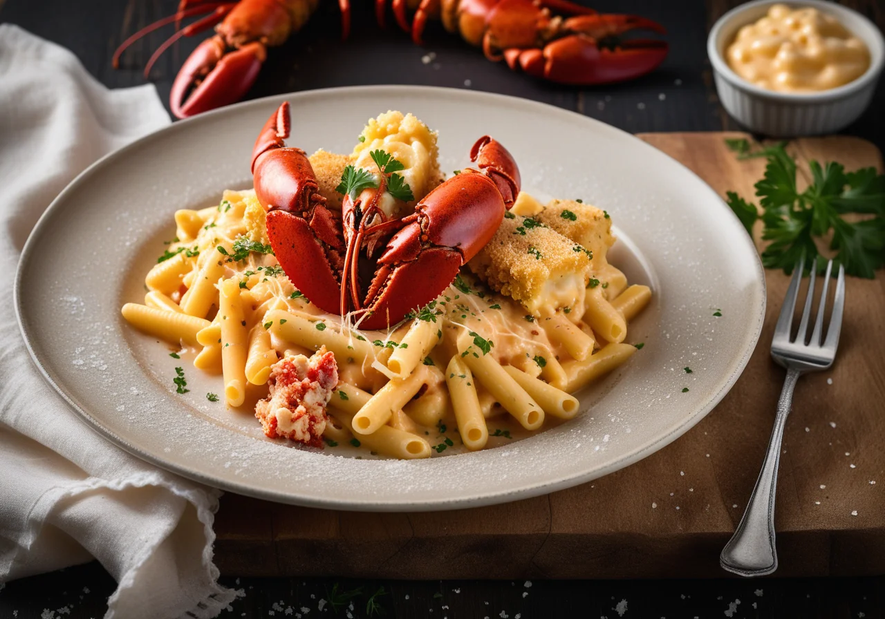 Mac and Cheese with Lobster