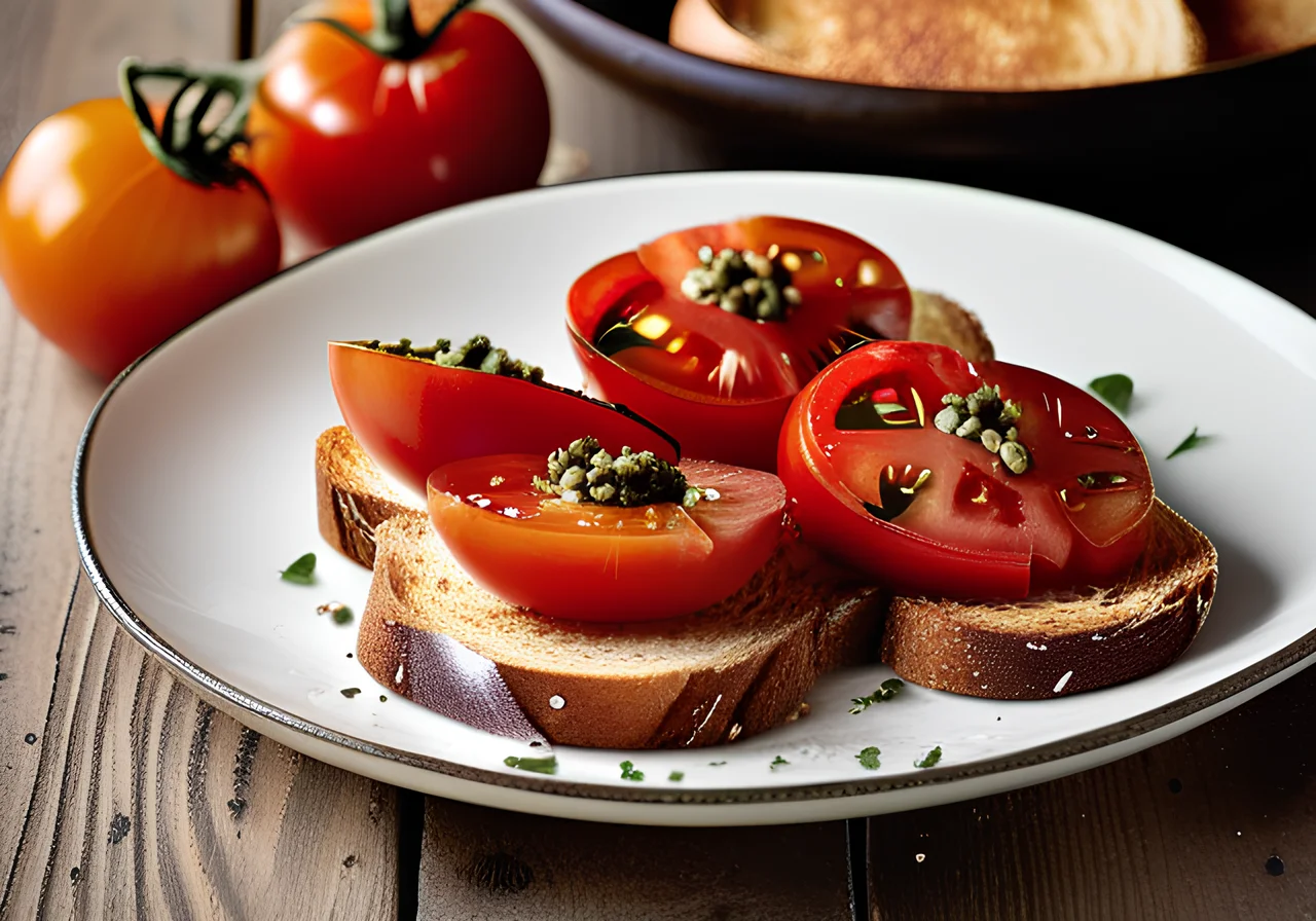 Roasted Tomato Toasts