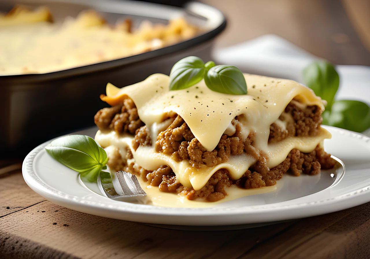 Lasagna with Ground Beef