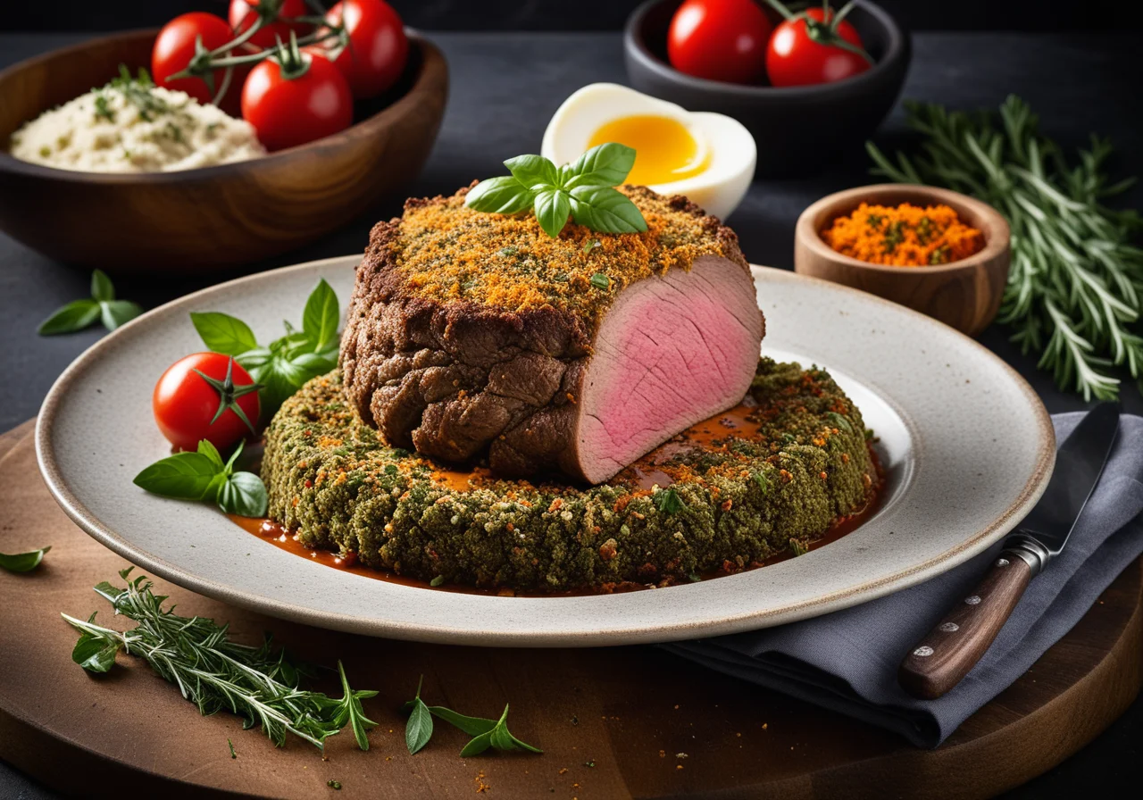 Lamb with Herb Crust