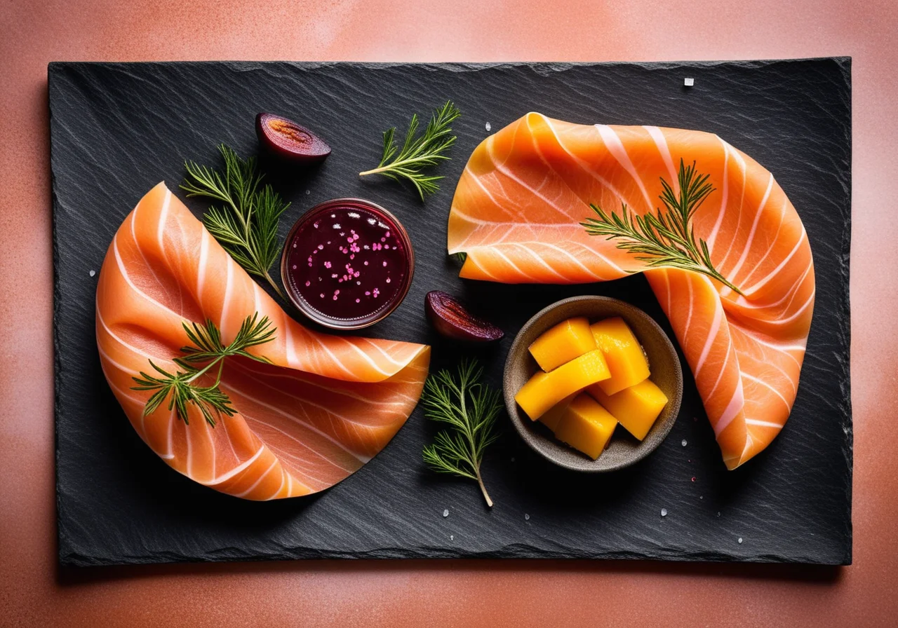 Salmon in Rice Paper Wrapper