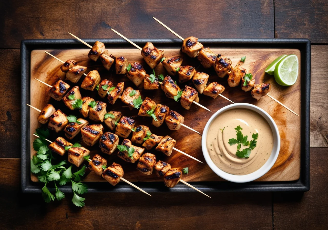 Marinated Chicken Skewers