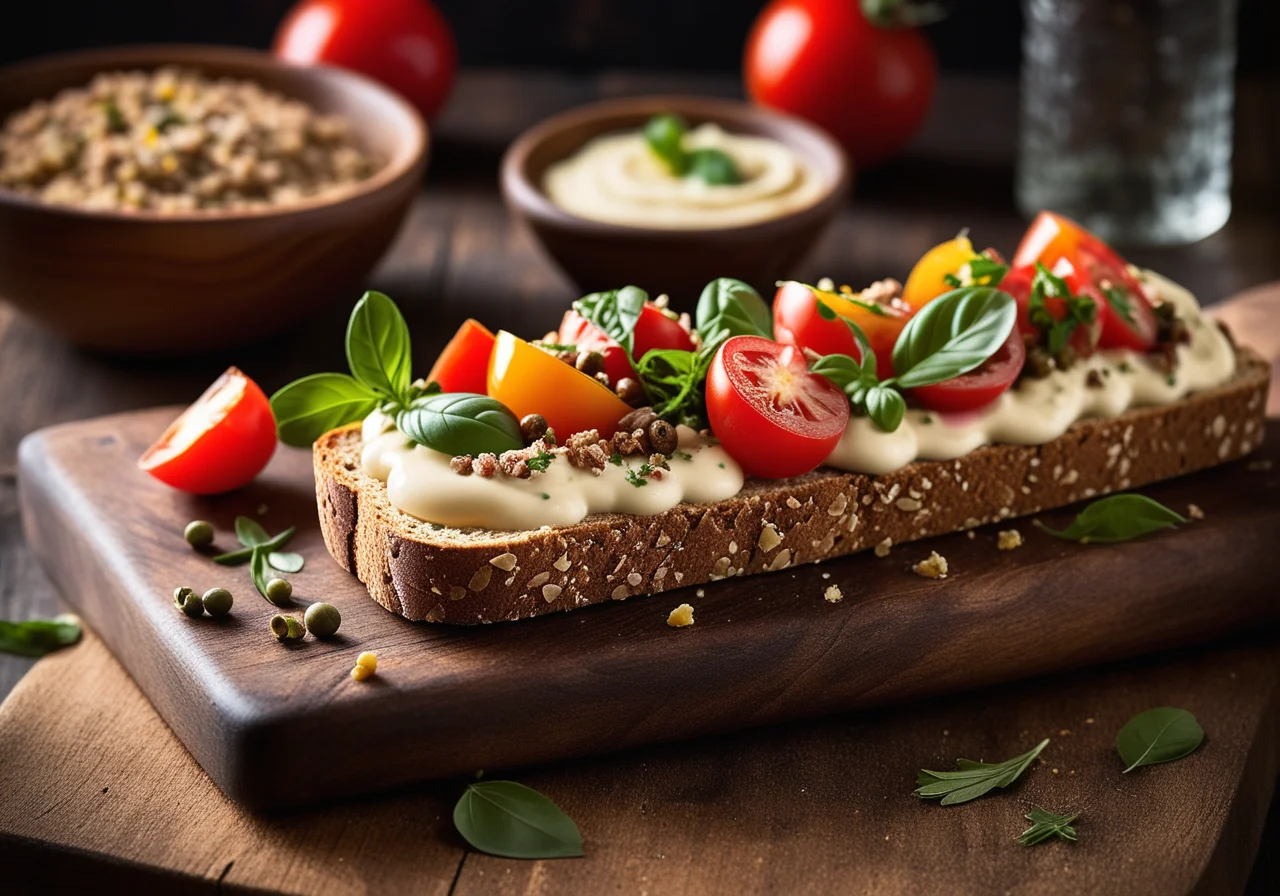 Röstbrot mit Matjestatar