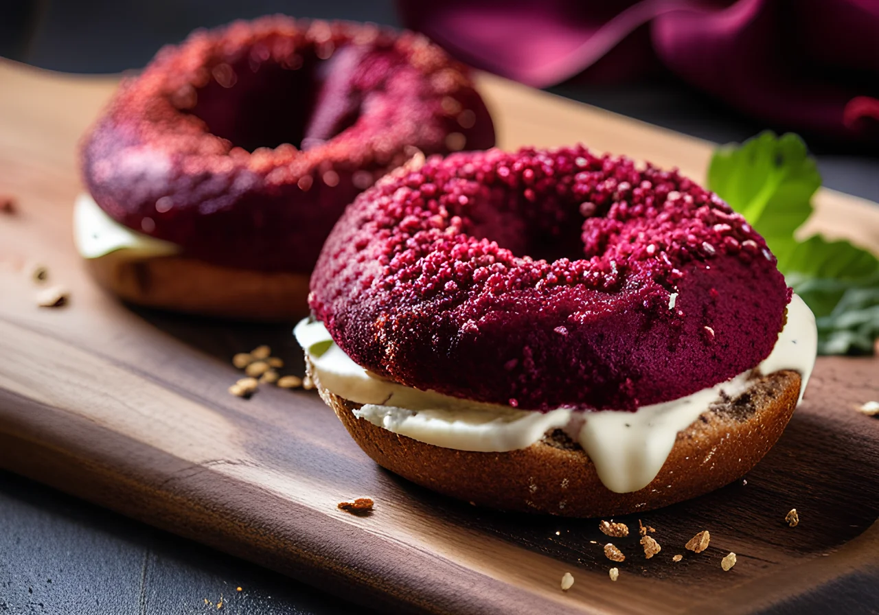 Beet Bagels
