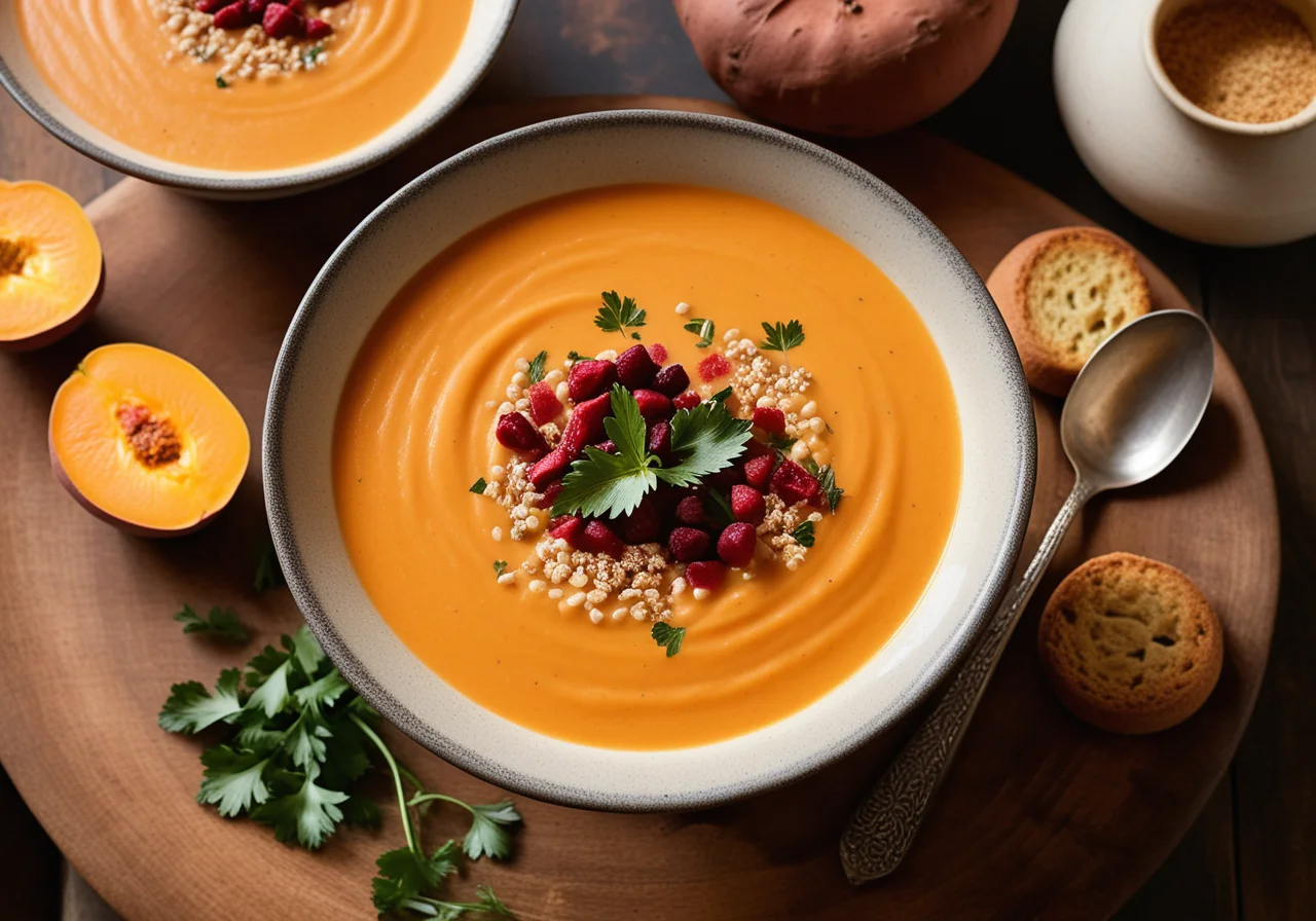 Sweet Potato and Quince Soup