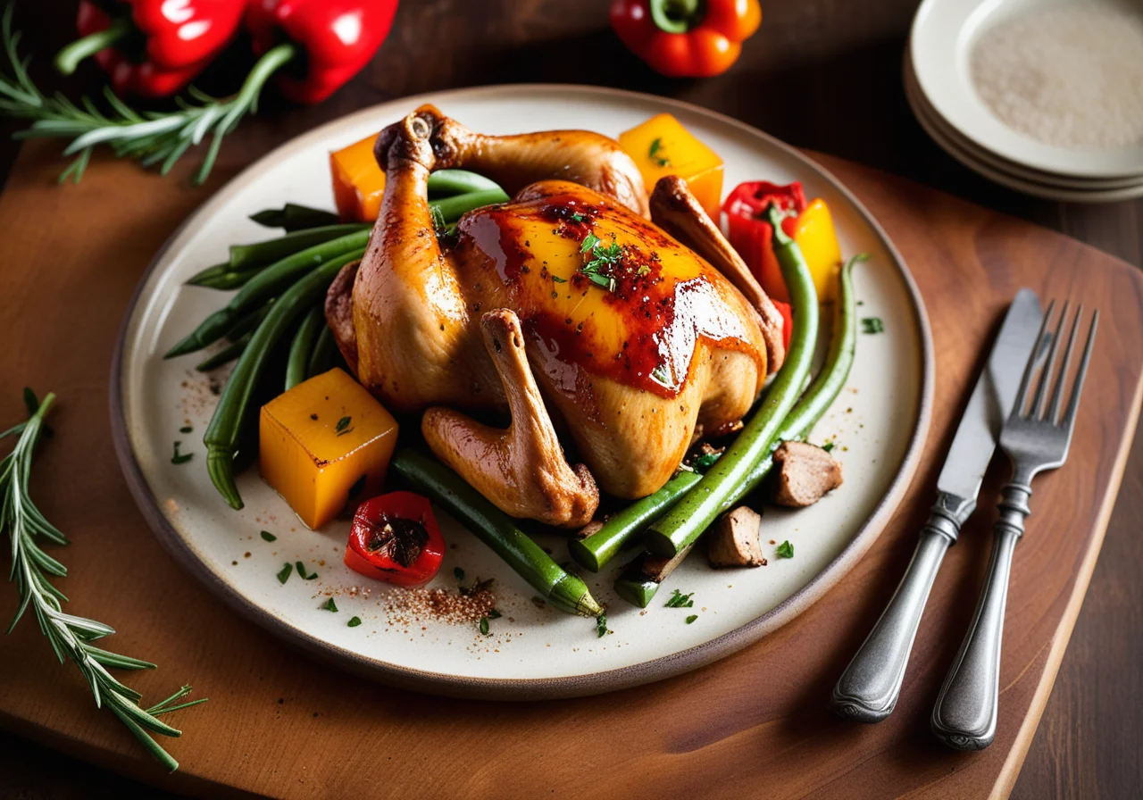 Roasted Chicken Thighs with Vegetables