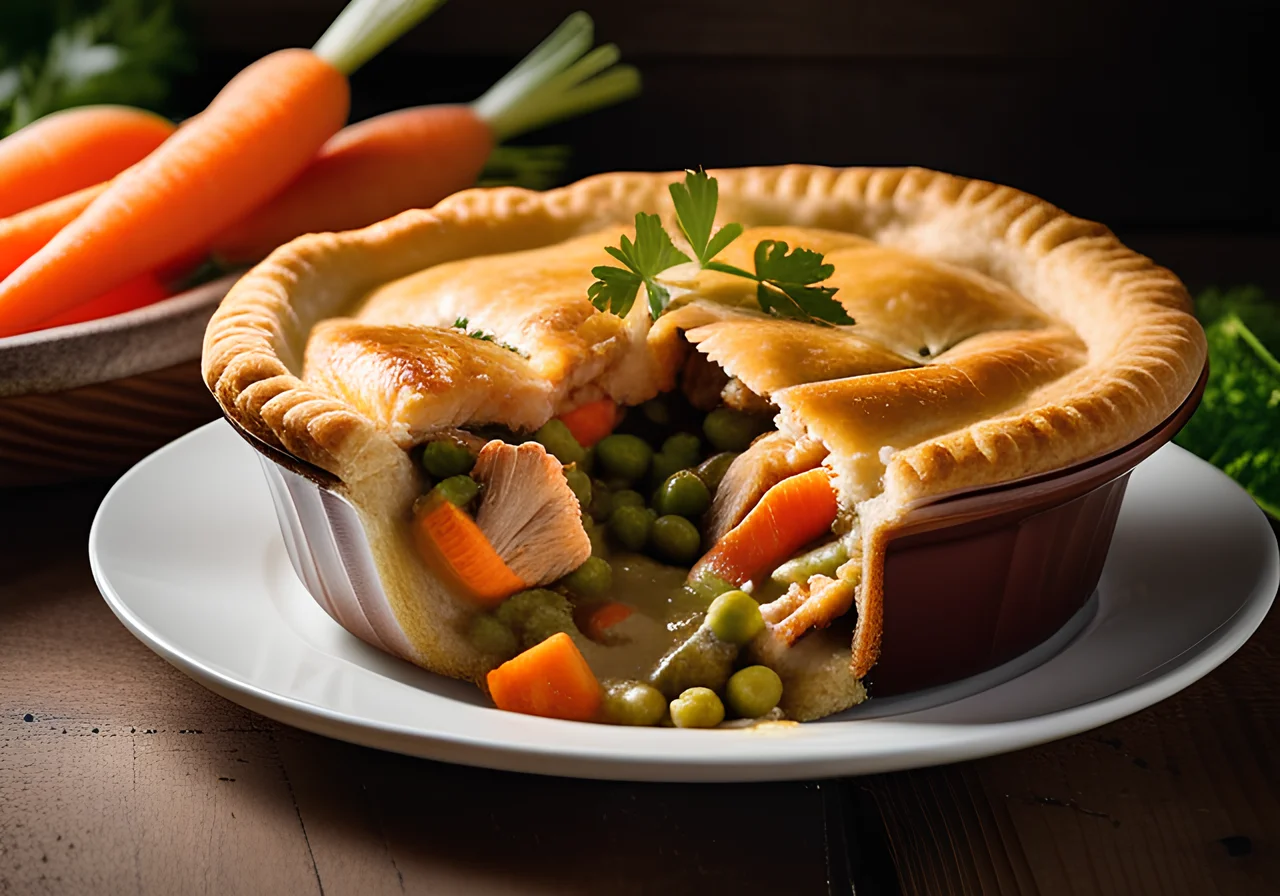 Baked Chicken with Dough Crust