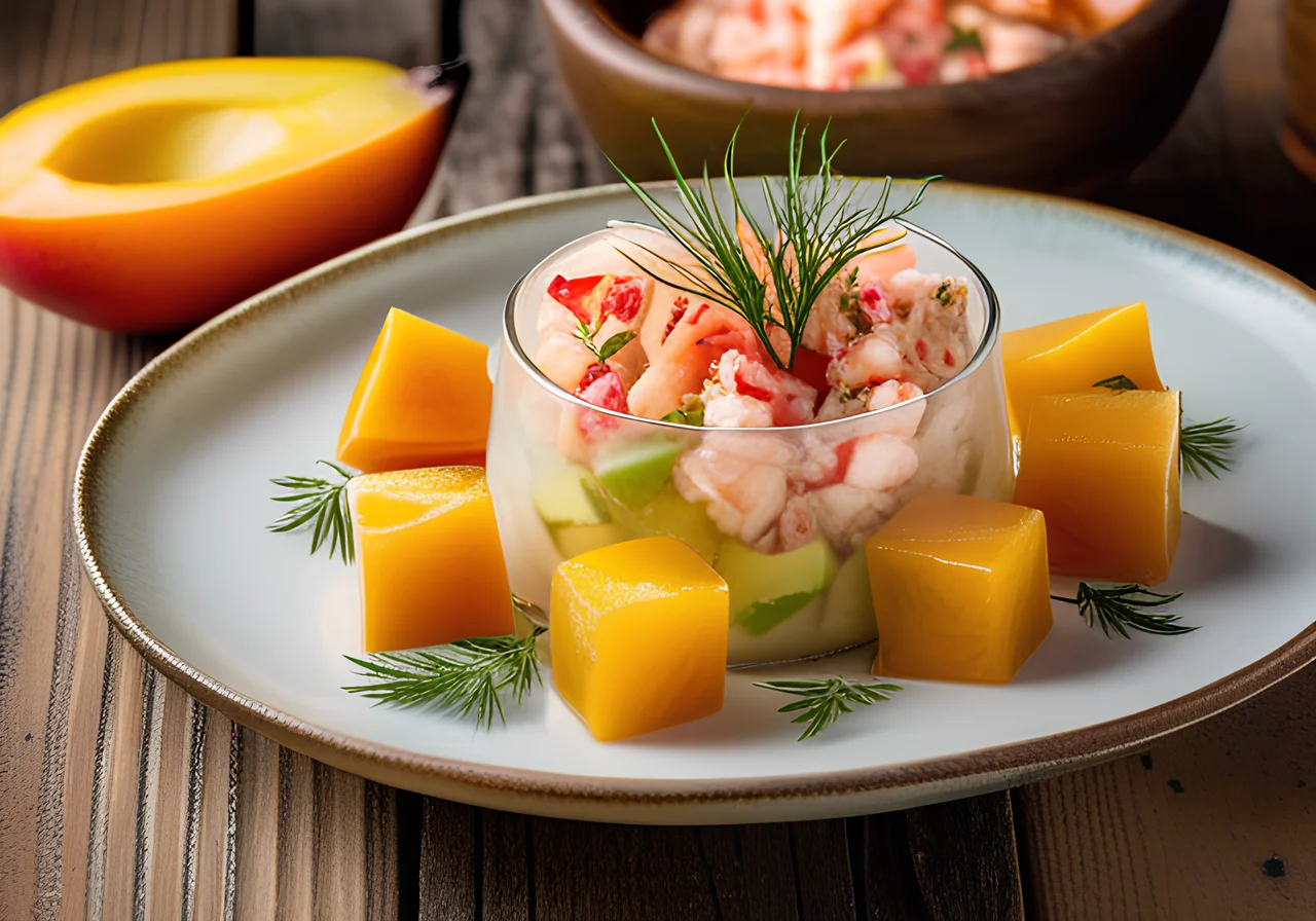 Crab Cocktail with Mango and Avocado
