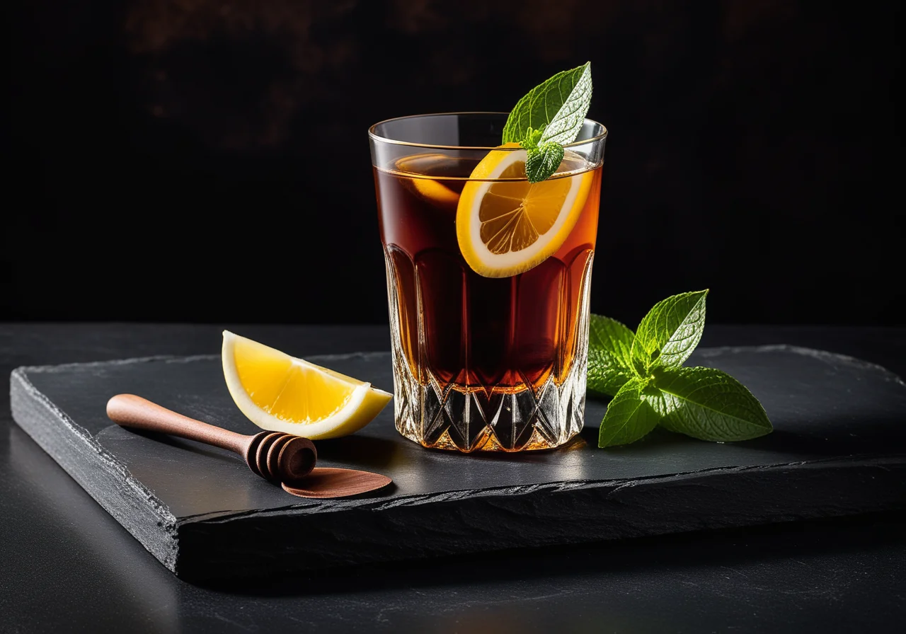 Homemade vanilla liqueur