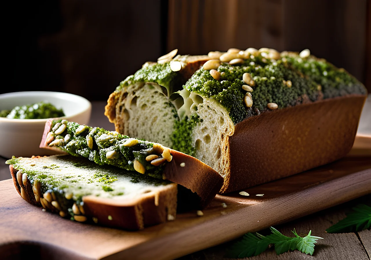 Nettle Pesto Bread