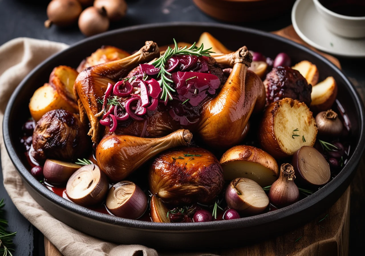 Oven-Baked Coq au Vin